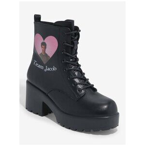 KOI x Twilight Team Jacob Black Combat Boots Size 7 NEW NIB